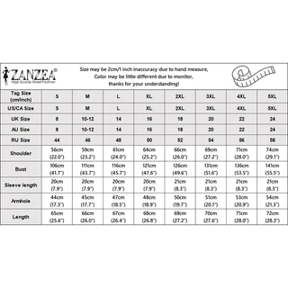 ZANZEA ซานเซีย ผู้หญิงเกาหลีลําลองแขนสั้นเย็บปักถักร้อยพิมพ์เสื้อกระเป๋า