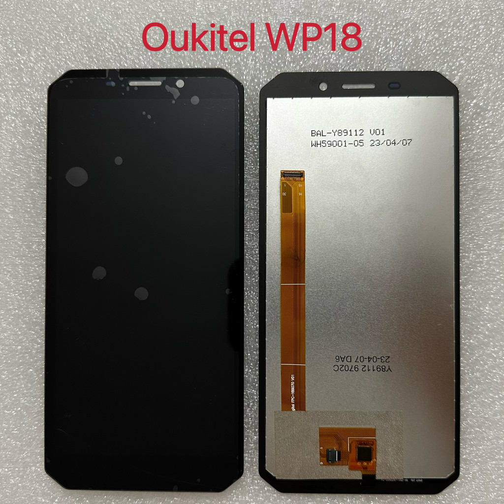 Oukitel oukitel WP18 โทรศัพท์มือถือประกอบหน้าจอสัมผัสจอแสดงผล LCD ภายในด้านนอก LCD