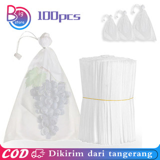 Isi 100 Pembungkus Buah Tembus Pandang Fruit Cover Anggur Waterproof
