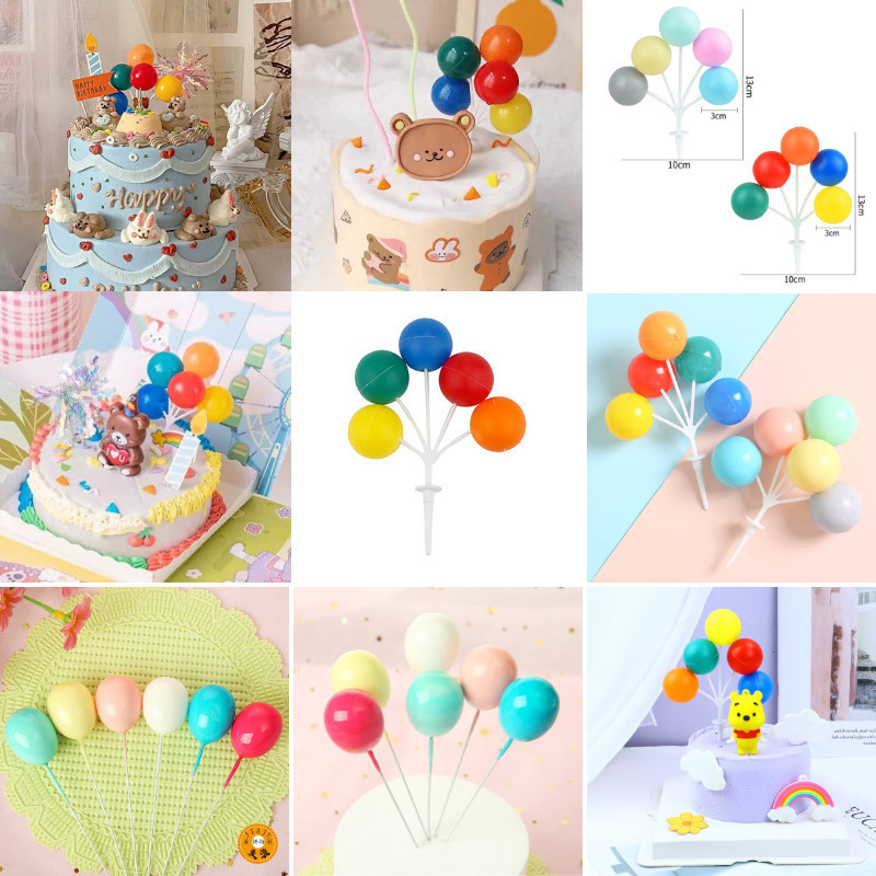 🎈🎈ลูกโป่งตกแต่งเค้ก โมเดลลูกโป่ง Balloons🎈🎈= 🇹🇭🚚พร้อมส่งในไทย🚚🇹🇭