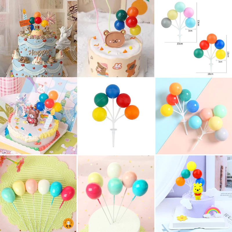 🎈🎈ลูกโป่งตกแต่งเค้ก โมเดลลูกโป่ง Balloons🎈🎈= 🇹🇭🚚พร้อมส่งในไทย🚚🇹🇭