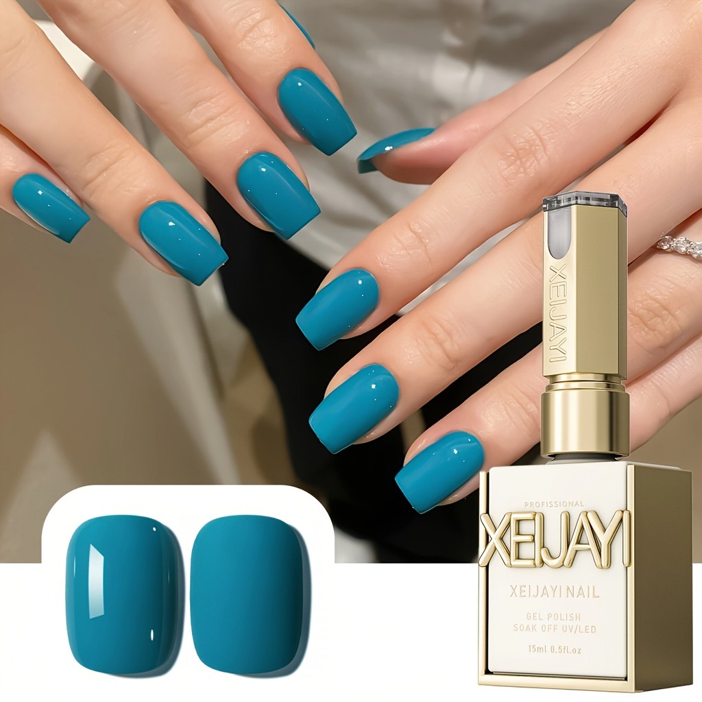 XEIJAYI 15มล--M036 น้ำยาทาเล็บสีน้ำเงิน มีสีสันสดใส เหมาะกับร้านทำเล็บและของขวัญวันหยุด