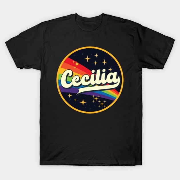 เสื้อยืด Vintage Pop Music Cecilia // Rainbow In Space Vintage Style T-Shirt แท้ Cotton 100%