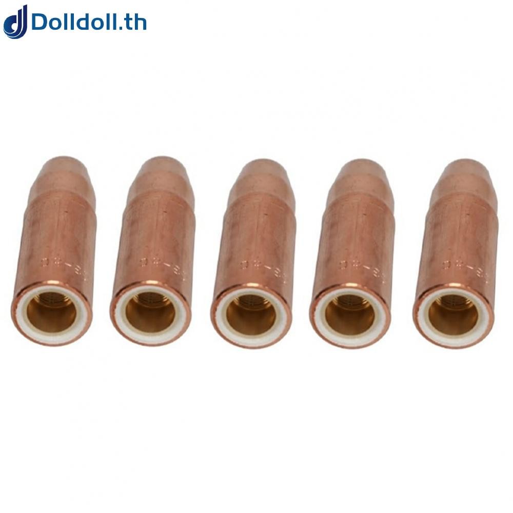 [Dolldoll]2350 MIG Welding Nozzle 12 Inch Copper Gas Nozzle 5 Pack Universal Compatibility