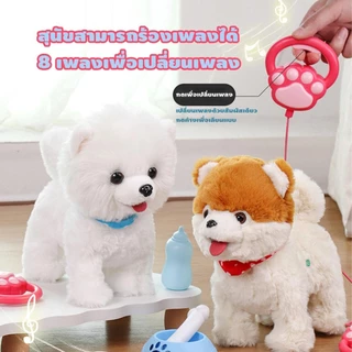 หุ่นยนต์สุนัข ของเล่นเด็กควบคุมคลิกได้ ลอกเสียงและเคลื่อนไหวอัตโนมัติ วัสดุปลอดภัยไม่เป็นพิษ สำหรับเด็กอายุ 3-8 ปี พัฒนาทักษะการฟังและปฏิสัมพันธ์ ของเล่นเสริมการเรียนร