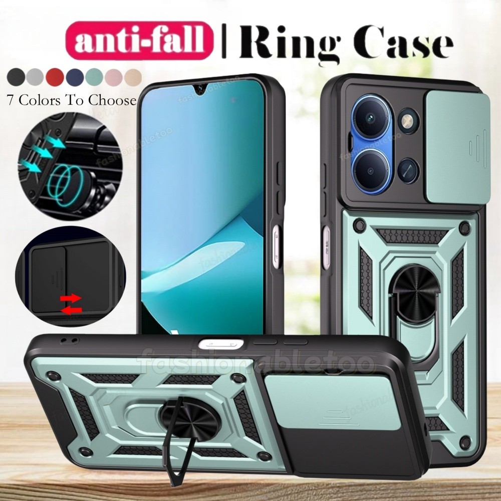 สําหรับRedmi15C 5GสําหรับRedmi 15 C 15C Redmi15 C Redmi15C 2025 กันกระแทกเคสโทรศัพท์เกราะแหวนวงเล็บS