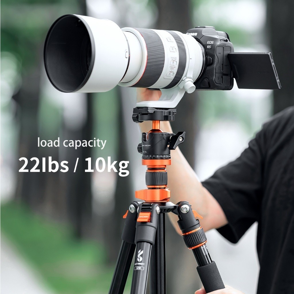 K&F CONCEPT หัวขาตั้งกล้อง หัวบอล 28 มม. น้ำหนัก 292G รับน้ำหนัก 10KG