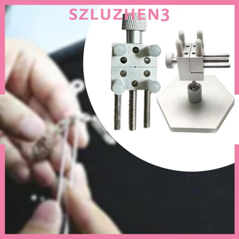 [Szluzhen3] Mini Table Vise Bench Vice Clamp อลูมิเนียมแบบพกพา Miniature Workbench Vise สําหรับมืออาชีพรุ่นทําเครื่องประดับ