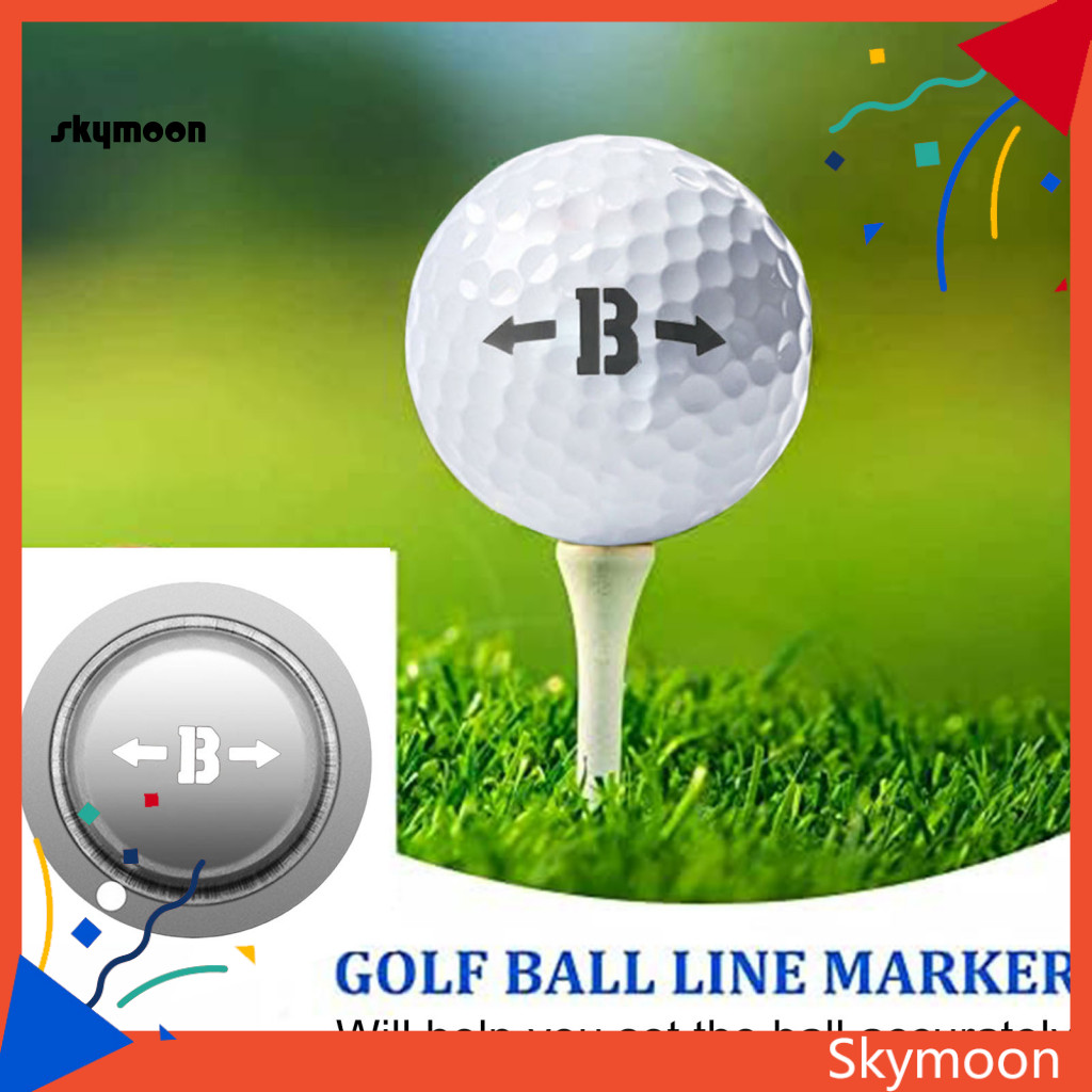 Skym* Diy Golf Club String Marker สแตนเลสอุปกรณ์เสริมกอล์ฟ Pro Golf Ball Marker Alignment ชุดเครื่องมือปรับปรุงเกมของคุณด้วย Precision Golf สําหรับที่สมบูรณ์แบบสําหรับตะวันออกเฉียงใต้