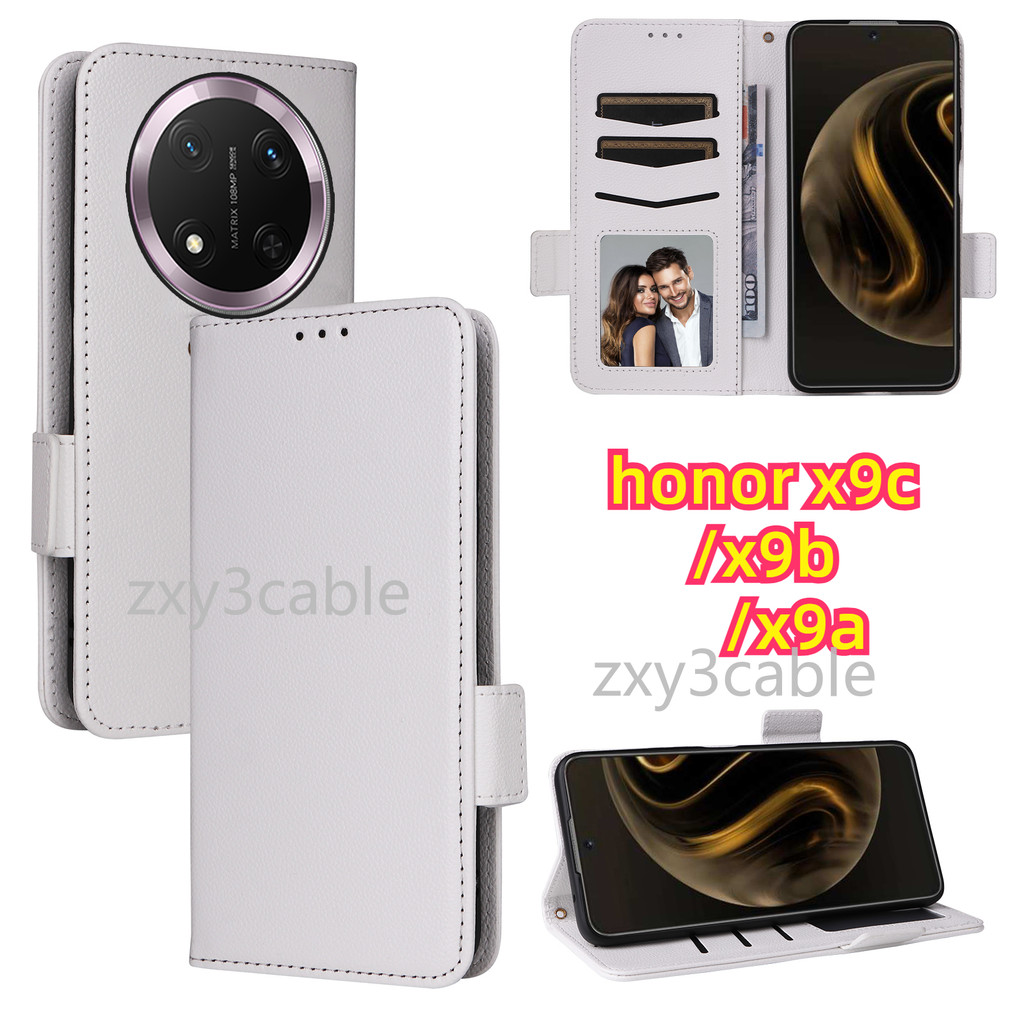 เกราะกันกระแทกสําหรับ X9D X9C สมาร์ท X9B X9A 5G 2024 เคสโทรศัพท์หนังแม่เหล็กสําหรับ HonorX9C X9 C X9Csmart HonorX60ProX9B X9 A Honor กลับกรณี