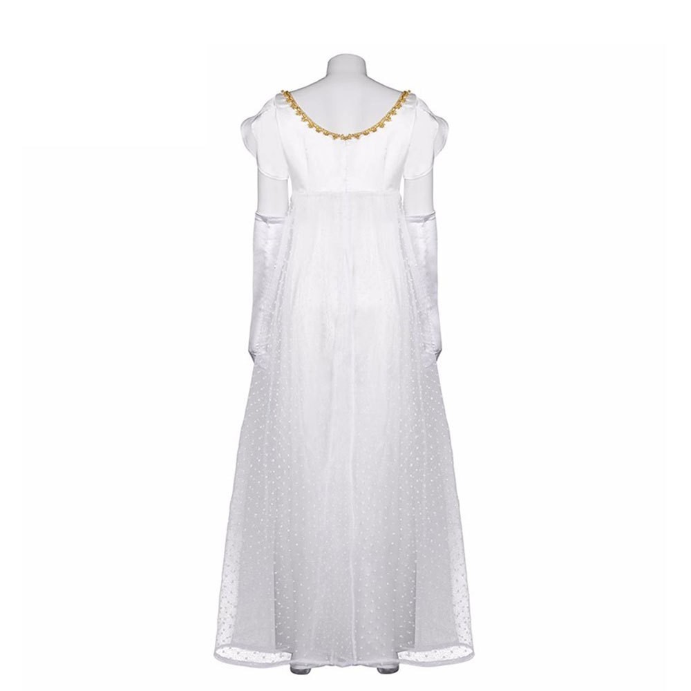 [พร้อมส่ง] Bridgeton Season 2 Retro Dress High Waist Prom Dress Victoria Tea Dress Halloween Dress