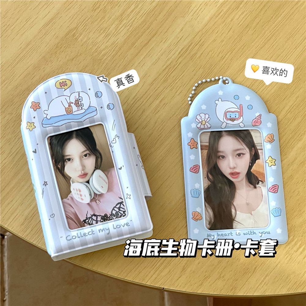 Original Undersea Creatures 10 ซม.Ichiko Card Album Photocard Polaroid My Little Polaroid Photo Album Card Pack Card Holder ins Style