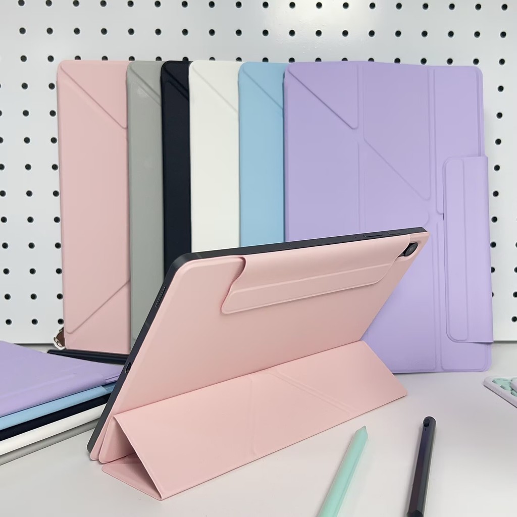 เคสป้องกันแม่เหล็กสําหรับเคส Samsung Galaxy Tab S10+Tab S9 Fe+ S9+ S9 FE S8+ S7+ S7 fe S6 lite แกนY+3เคสถอดออกได้