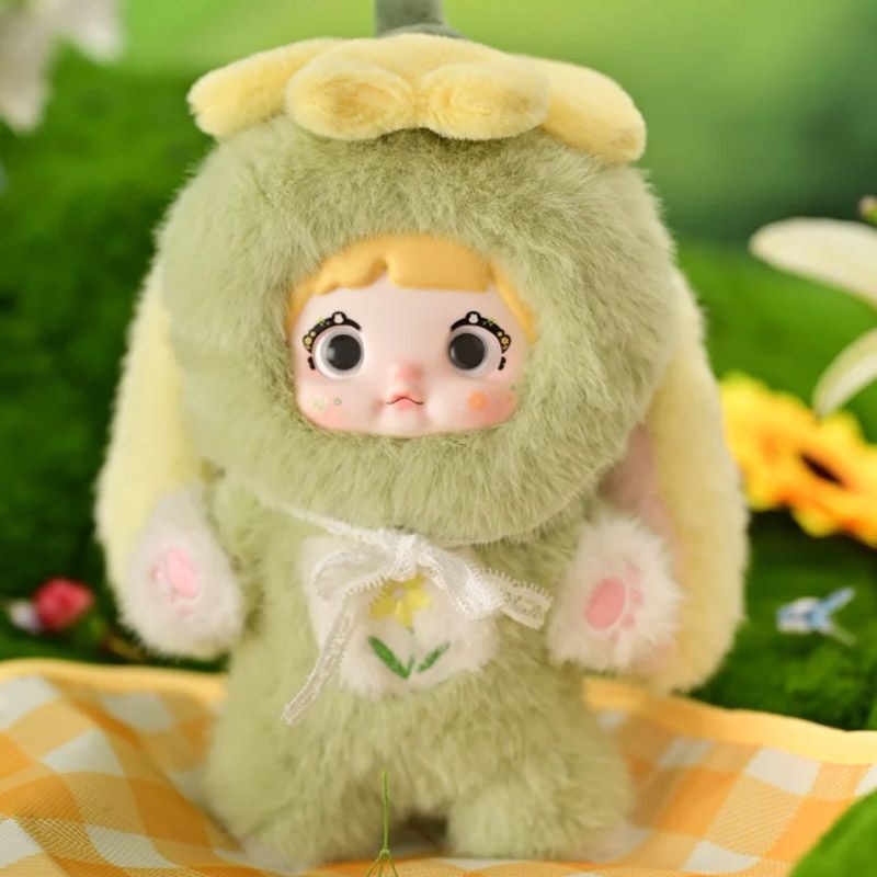 ของแท้ nommi Nuomi Garden Bunny Plush Blind Box ตุ๊กตาตุ๊กตาน่ารักตุ๊กตาจี้ของขวัญวันหยุดสำหรับเด็กผู้หญิง