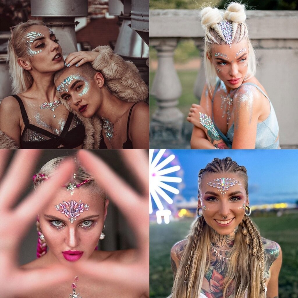 เพชรพลอย ตกแต่งใบหน้า Music Festival Party / EDM