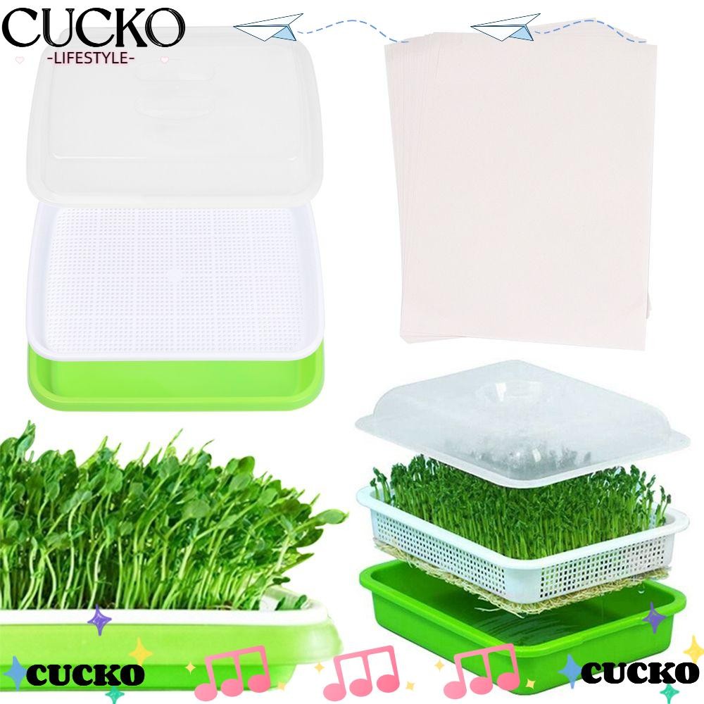 Cucko Sprouter ถาดบ้านสวนเนอสเซอรี่กระดาษ Soilless Cultivation Sprout หม้อ