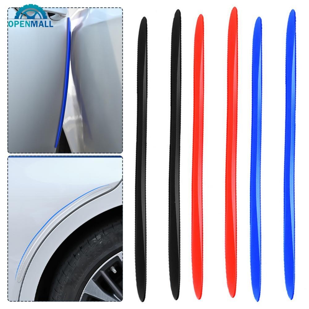 Openmall 2 ชิ้น/4 ชิ้น 40 ซม.รถกันชนขอบประตูล้อคิ้วกระจกมองหลังป้องกันยาง Auto Protector Guard Scratch สติกเกอร์ Trim แถบ O3P6