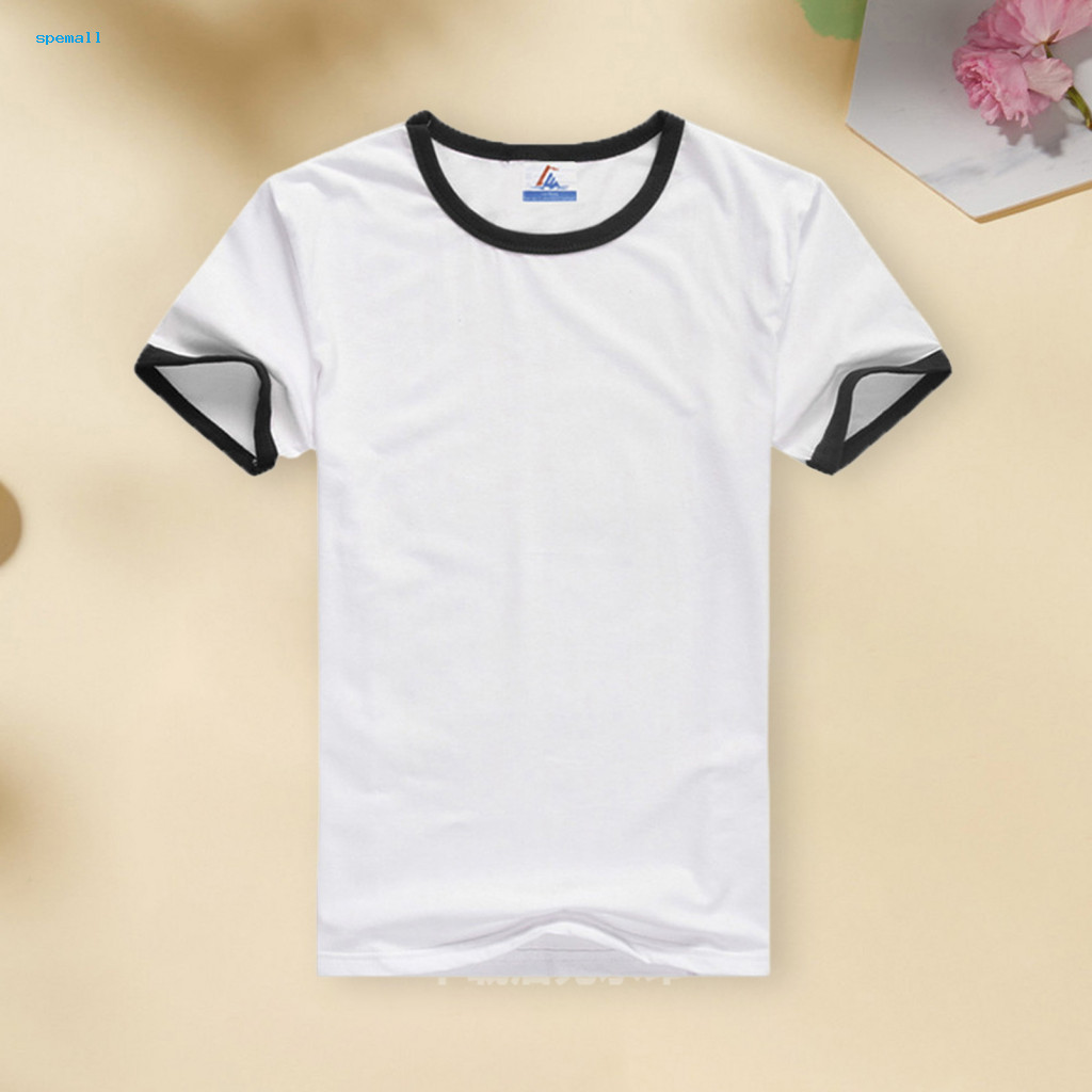 <spemall> ผู้ชายเสื้อยืดคอกลมผู้ชายเสื้อผู้ชายกีฬาแห้งเร็วเสื้อยืดระบายอากาศ โอ คอทีสําหรับกิจกรรมฤดูร้อนน้ําหนักเบาความชื้นไส้ตะเกียงเสื้อก