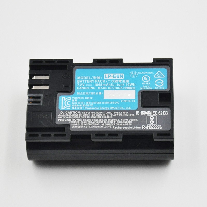 Canon LP-E6N เหมือนแท้มาก สำหรับกล้อง Canon 90D 7D 7D2 60D 70D 80D 6D 6D2 5D2 5D3 5Ds 5Dr 5D IV สินค้ามือ 1