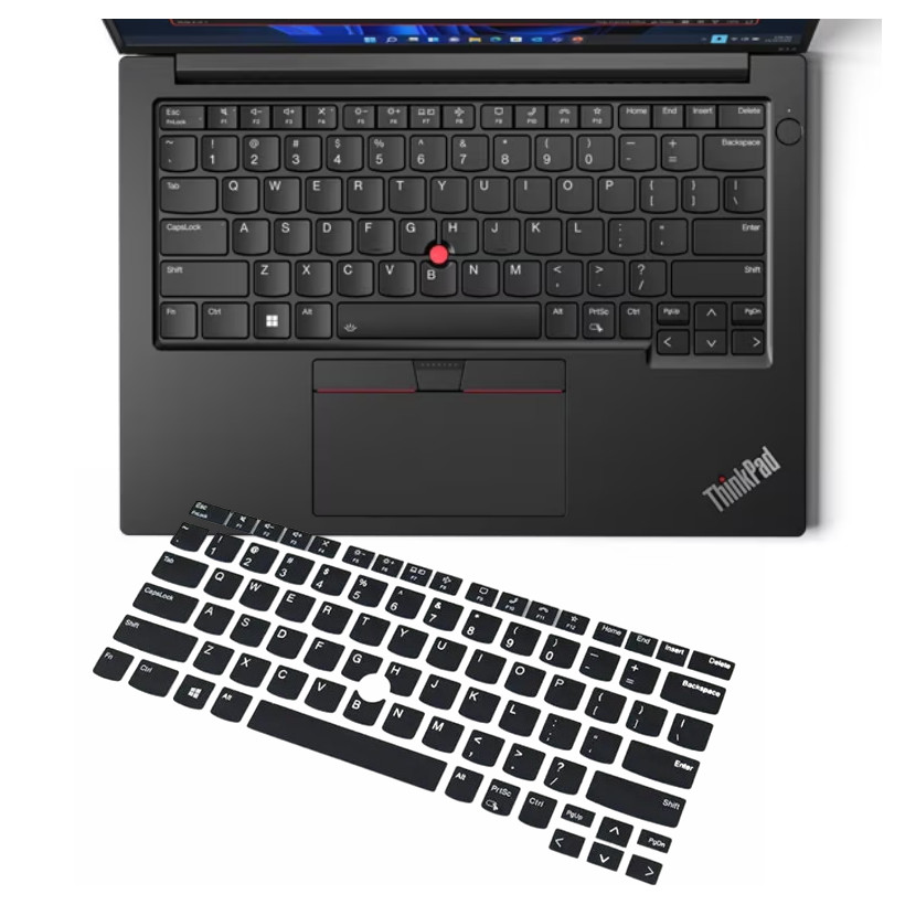 ซิลิโคนแป้นพิมพ์แล็ปท็อปผิวสําหรับ Lenovo Thinkpad E14 Gen 5 Thinkpad T14 T14s Gen 4/3,L14 P14s Gen 