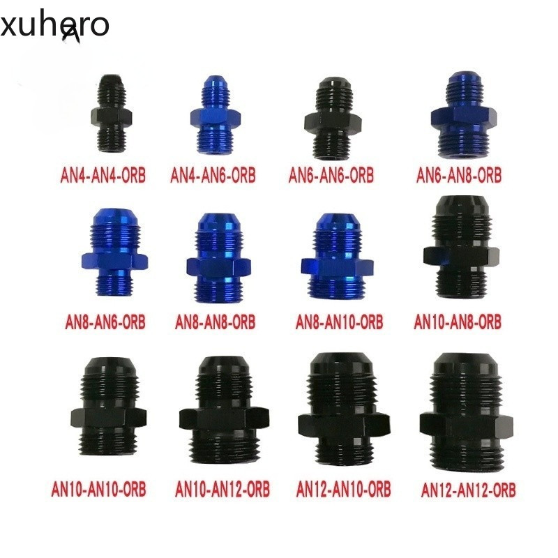 Fanmao Universal ORB การใช้สายท่อตรงอะแดปเตอร์ชาย AN to AN O-Ring Boss AN4 AN6 AN8 AN10 AN12 AN16 AN