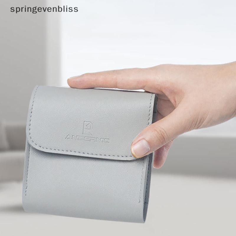 Springevenbliss เกมคอนโซลกระเป๋าเก็บสําหรับ ANBERNIC RG35XXSP คลาสสิกพับ Clam คอนโซลมือถือกระเป๋าเก็บ PU หนังกระเป๋า Springevenbliss