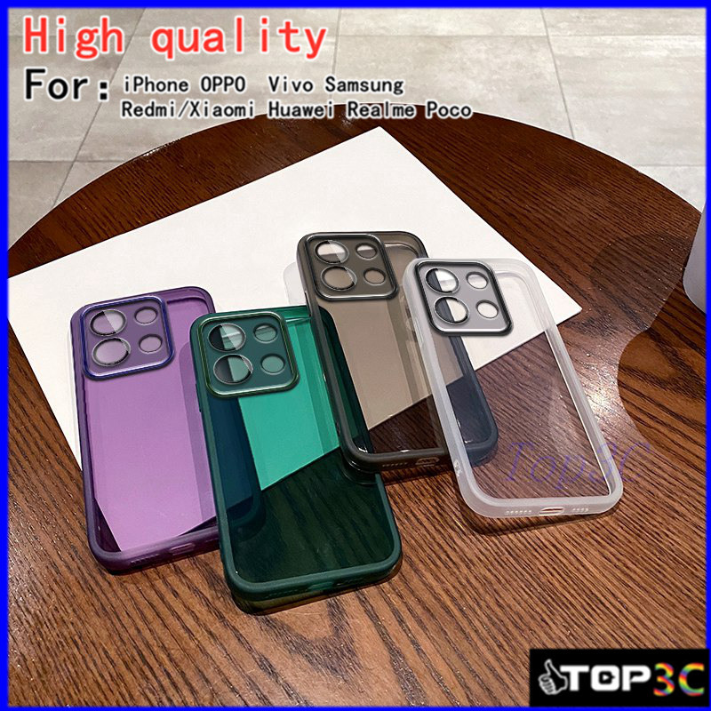 เคส Poco M6 Pro 4G ป้องกันกล้อง เคสโทรศัพท์แบบใส MY