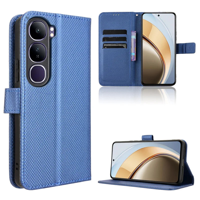สําหรับ Vivo Y200 5G Flip Diamond Wallet Case Anti drop Stand Protection Case สําหรับ Vivo Y200 5GPh