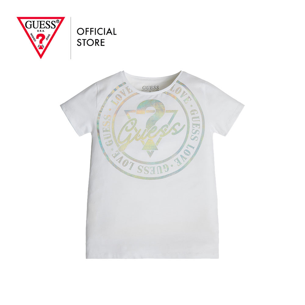 GUESS เสื้อยืดเด็กผู้หญิง SS (J3RI04K6YW1)
