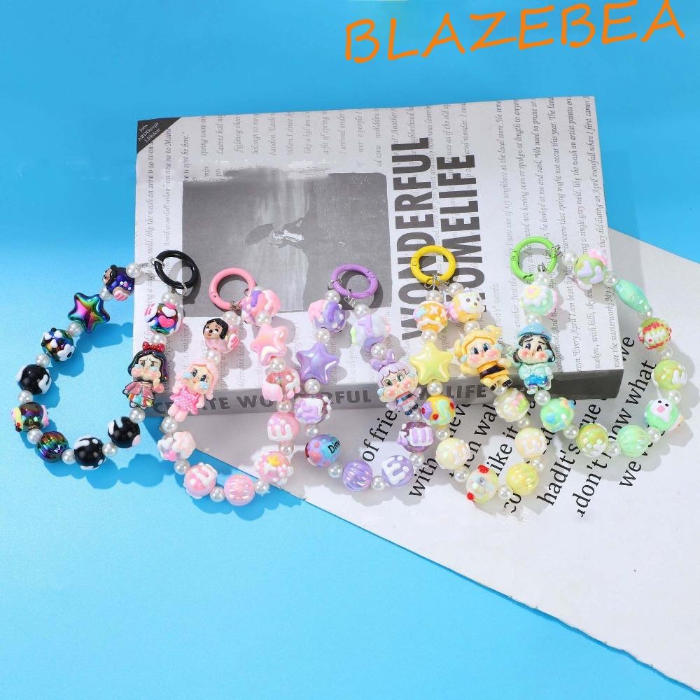 Blazebea ลูกปัด Labubu พวงกุญแจ, กระเป๋า Charm Heart Crybaby โทรศัพท์ Chain, น่ารัก Handmade น่ารักโบว์การ์ตูนตุ๊กตาพวงกุญแจกระเป๋าเป้สะพายหลัง