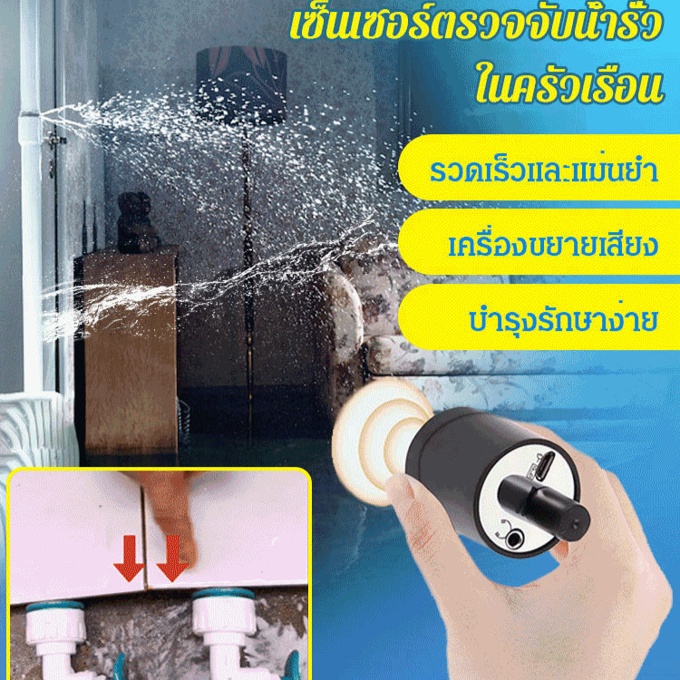 เครื่องตรวจจับการรั่วไหลของท่อน้ำในครัวเรือน เครื่องตรวจสอบการรั่วของท่อ สำหรับระบบท่อน้ำร้อนและท่อพื้นที่ในบ้านขนาดเล็ก