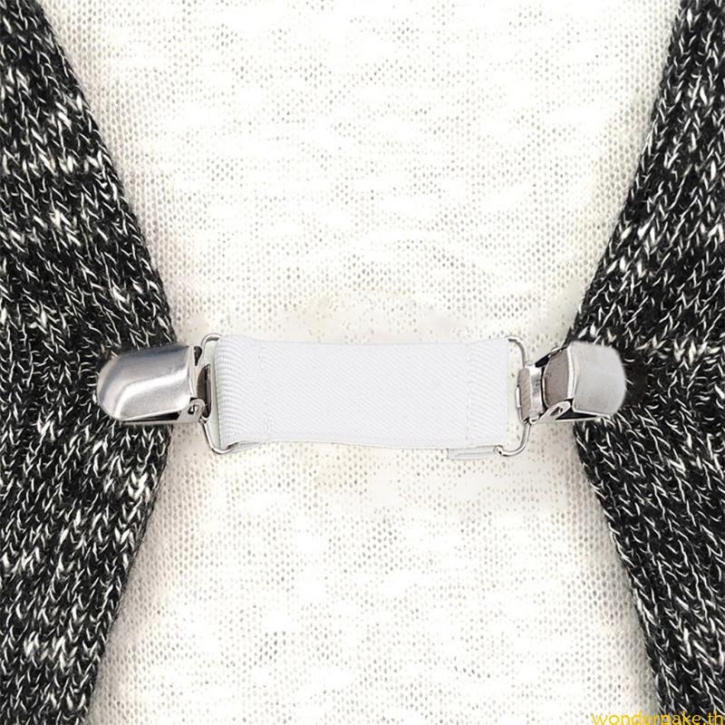 Wonder Fit Dress Cinch Clip ผ้าพันคอคลิป Vintage Cardigan Collar Clip Shirt Clip Clip Back Cinch Sha