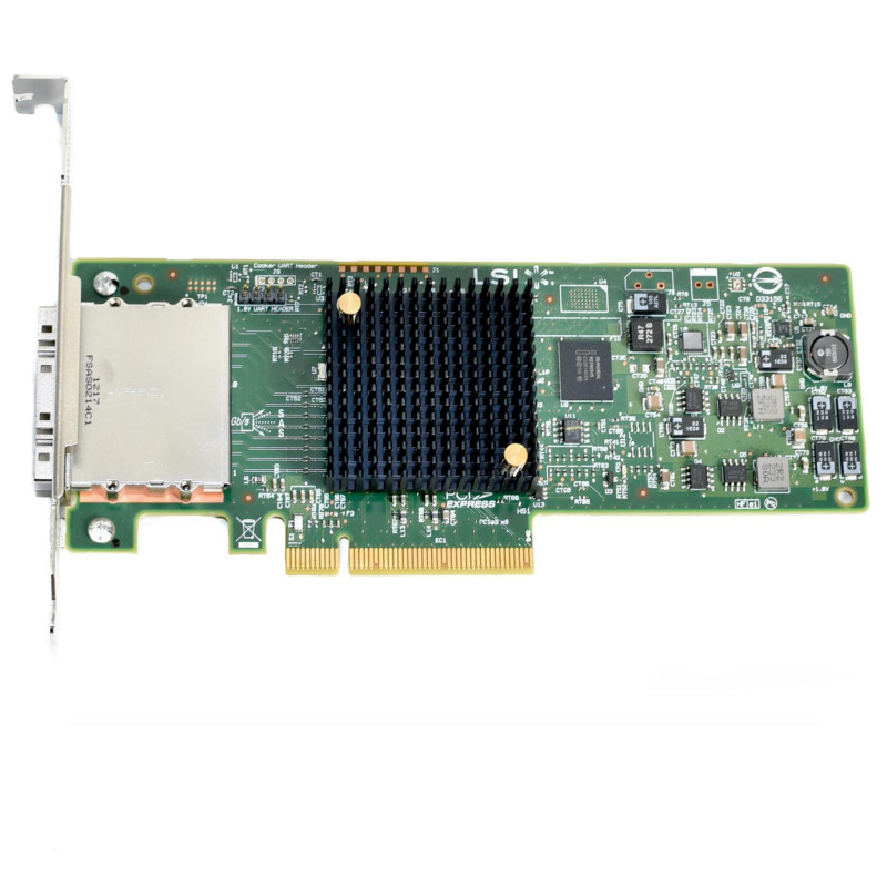 Lsi SAS9207-8e 8-Port PCIe IT Mode 9207-8e SAS 6Gb/s การ์ด HBA RAID ภายนอก