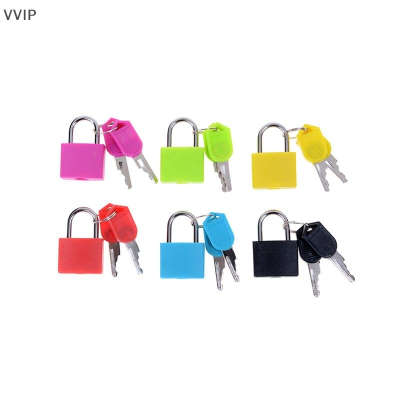 Vvth ขายร้อนราคาที่ดีที่สุดใหม่ขนาดเล็กมินิกุญแจเหล็กที่แข็งแกร่ง Travel Tiny กระเป๋าเดินทางล็อค 2 ปุ่ม VVTH