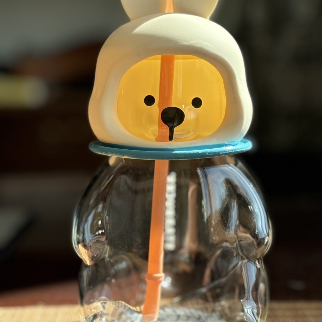 2025starbucks * Straw Cup Milk Hand-Made Coffee Cup ถ้วยแก้วของขวัญ