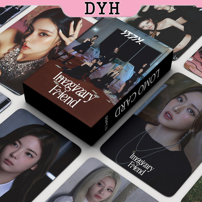 55 ชิ้น/กล่อง ITZY Photocards อัลบั้มเพื่อนจินตภาพ KPOP LOMO การ์ดคอลเลกชัน