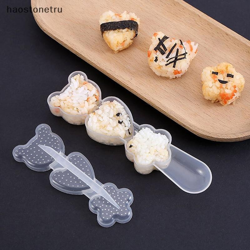 Ost การ์ตูนรูปร่างซูชิข้าวชุดซูชิม้วนแม่พิมพ์ข้าวข้าว Bento กดแม่พิมพ์ญี่ปุ่น DIY เครื่องมือห้องครัว N