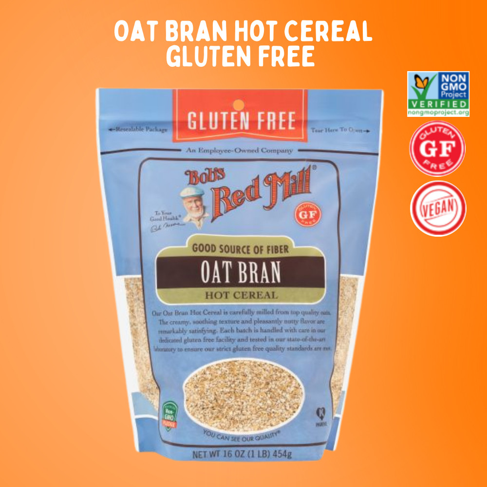 Bob’s Red Mill Gluten Free Oat Bran Cereal บ๊อบส์เรดมิลล์กลูเตนฟรีโอ๊ตบราน 454g