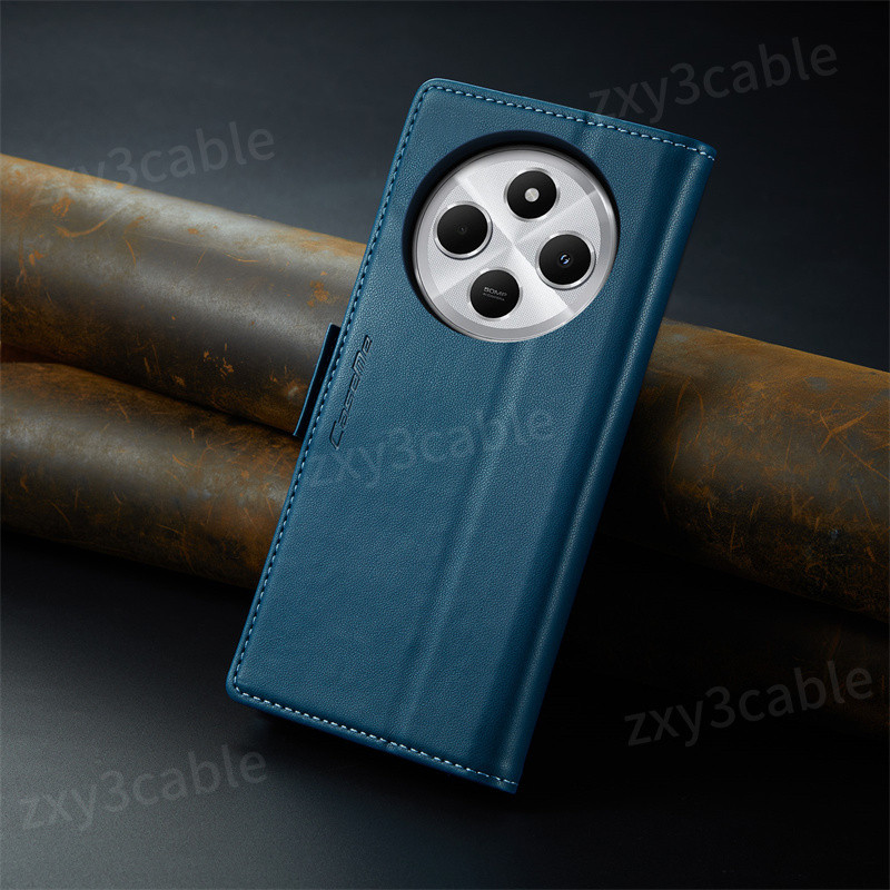 ปลอกสําหรับredmi 14C 14R POCO C75 4G 2024 พลิกกระเป๋าสตางค์หนังแม่เหล็กฝาครอบโทรศัพท์สําหรับRedmi14C 14 C Redmi14R 14 R XiaomiPOCOC75 C 75 ช่องใส่การ์ดกันกระแทกTUP Soft SHELLกรณี