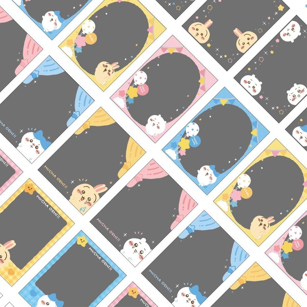 20 ชิ้น/1 แพ็ค Chiikawa 3 นิ้วภาพถ่ายใสป้องกันบัตรฟิล์มนักเรียนของขวัญเครื่องเขียน