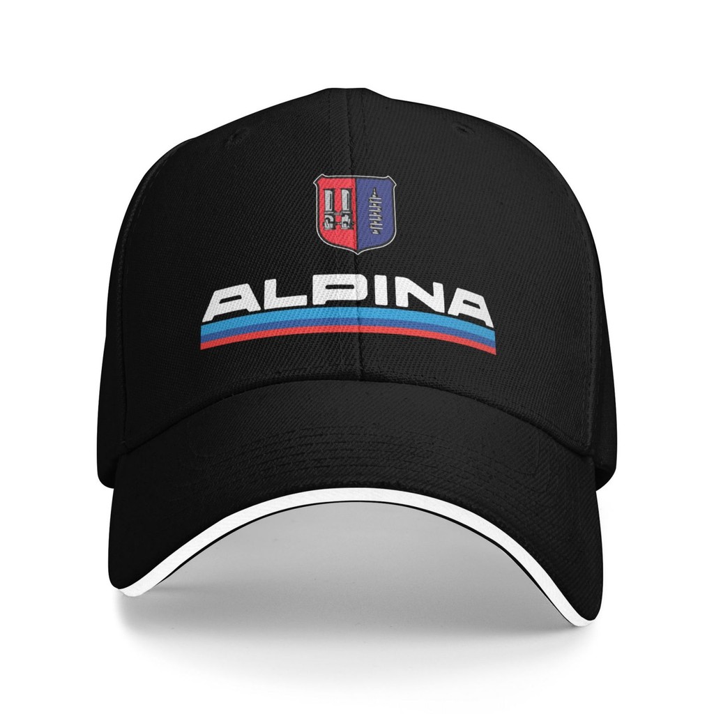 หมวกเบสบอลผ้าฝ้ายกราฟิกแปลกใหม่ Bmw Alpina Racing Logo