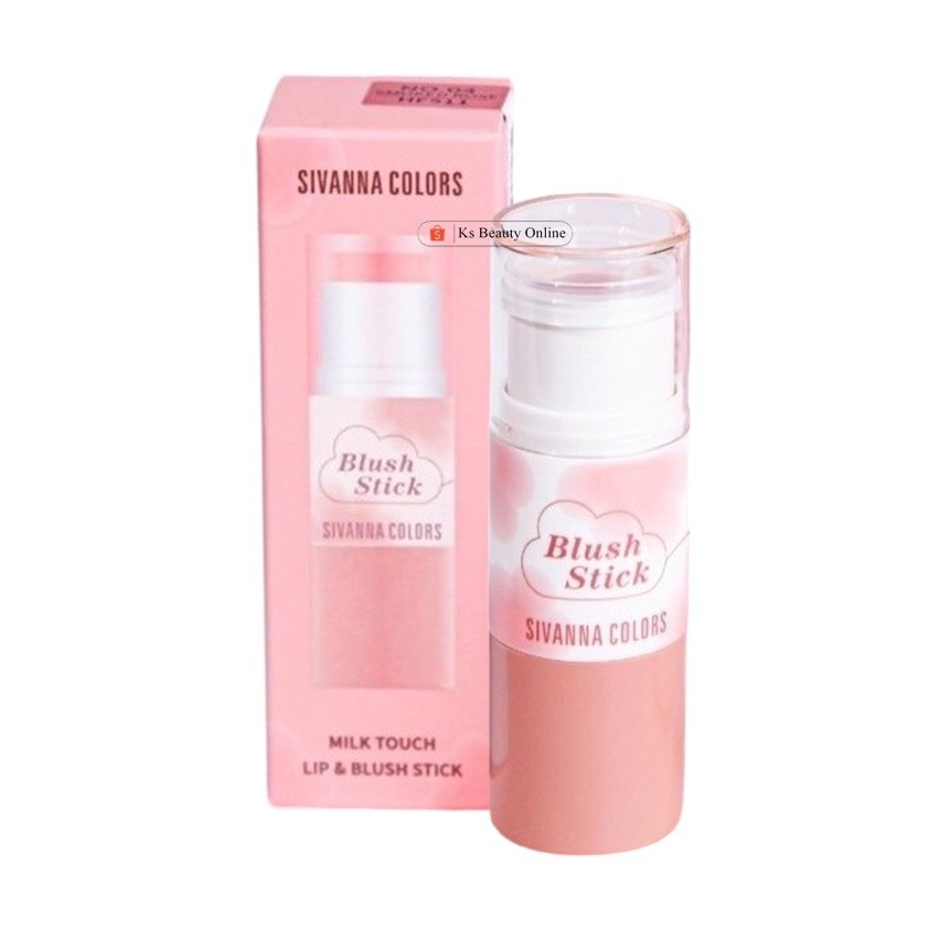 (HF511) บลัชมิลล์ทัช ซีเวนน่า Sivanna Colors Milk Touch Lip & Blush Stick