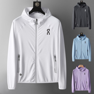 คู่รักวิ่งกีฬาแบรนด์เสื้อผ้าครีมกันแดดระบายอากาศ