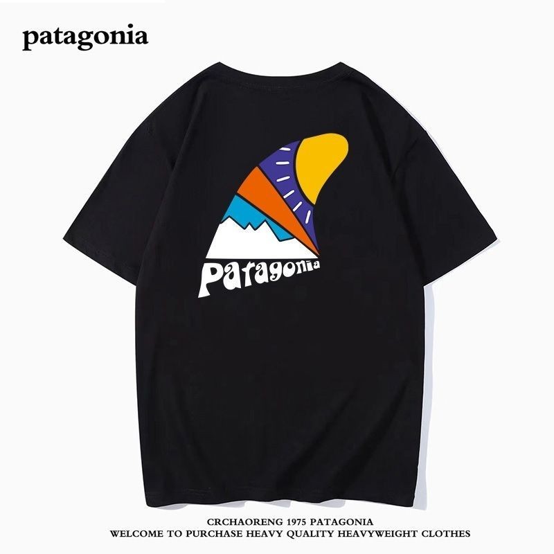 เสื้อยืดปาตาโกเนียแขนสั้นสำหรับกลางแจ้ง ทั้งผู้ชายและผู้หญิง