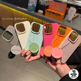 เคสหนัง For iPhone 16 Pro Max 11 เคสนิ่ม TPU สีลูกกวาด เรียบง่าย For iPhone11 15 14 13 12 16 Pro max XS XR 7 Plus 8 Plus