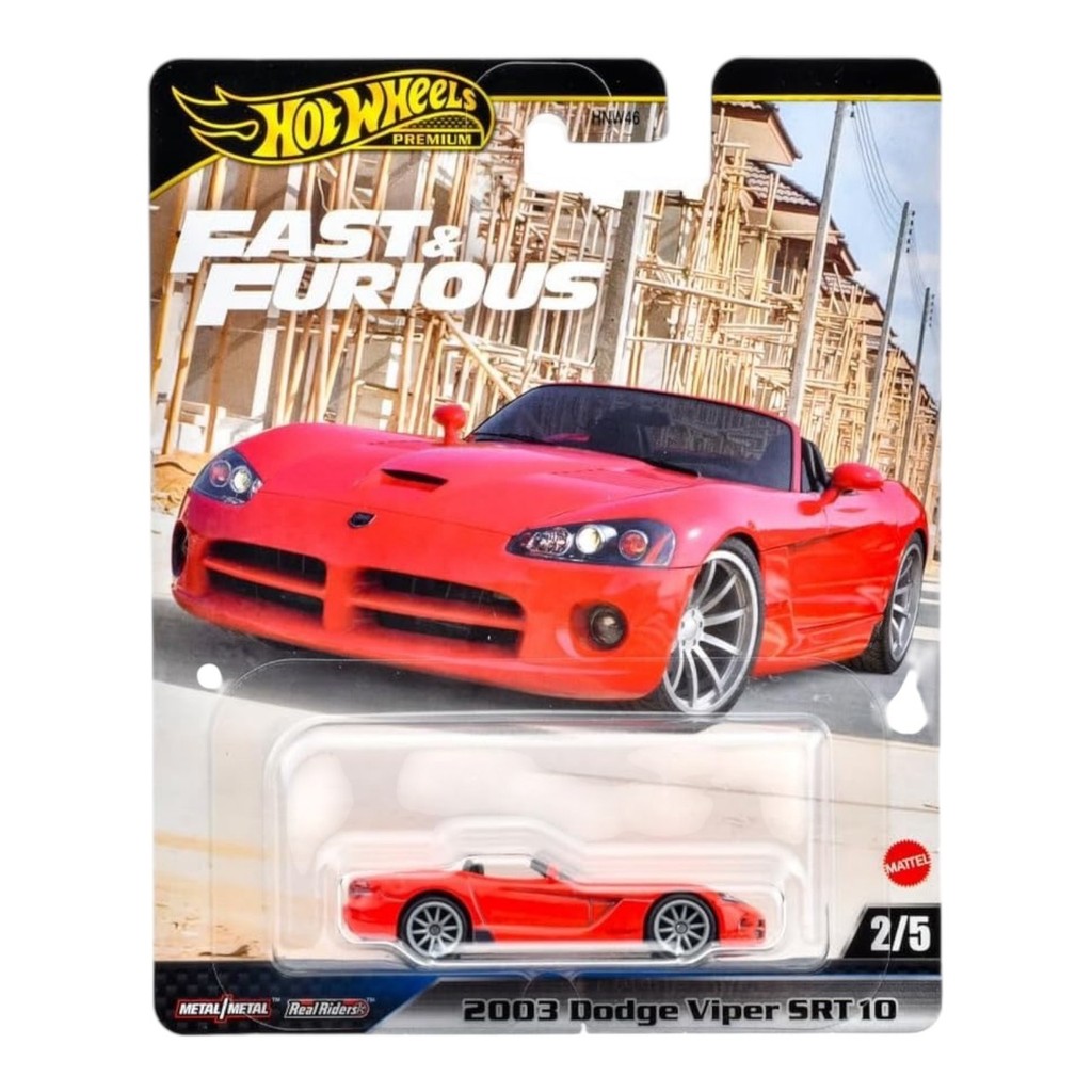 Hot Wheels Premium Fast & Furious 2003 Dodge Viper SRT 10 HNW48
