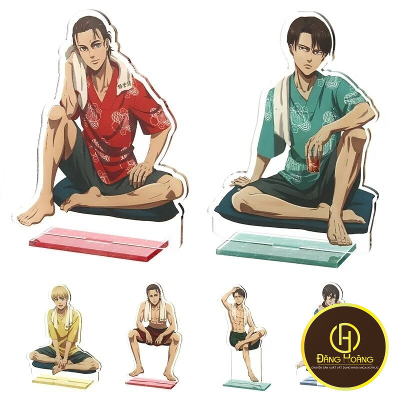 Standee Attack on Titan Erwin Hange LEvi Eren Army Mikasa Jean Sasha 13 Accessories - DH