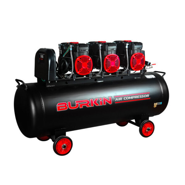 🎉แท้ ส่งไว🎉BURKIN ปั๊มลม รุ่น BG4500-3/160 4500วัตต์ 220V ขนาด 160ลิตร OIL FREE ไม่ใช้น้ำมัน