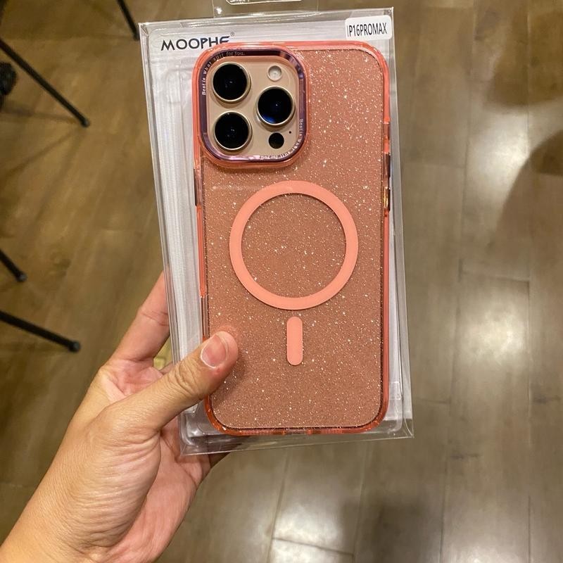 เคสกากเพชร เคส แม่เหล็ก ชาร์ได้ สำหรับ iPHONE 16e 15PROMAX 16Promax เคสไอโฟน13  11 12 13 14 15 16 Pro max เคสมือถือ