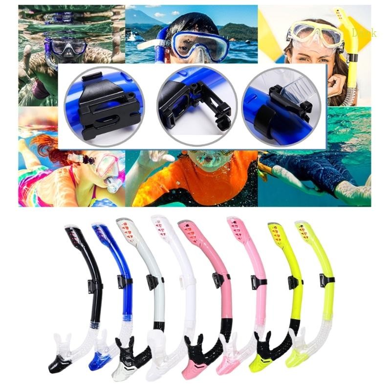 Dark ผู้ใหญ่ Snorkels ท่อดําน้ําว่ายน้ําหายใจหลอดอุปกรณ์ว่ายน้ําดําน้ําสําหรับการฝึกอบรมปากเป่า Snor